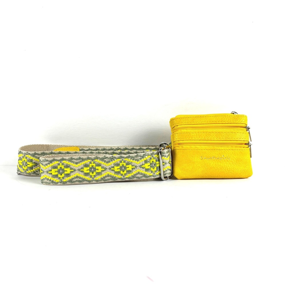 Savethegirls Clip & Go Strap‎ with Pouch Diamond Collection Yellow